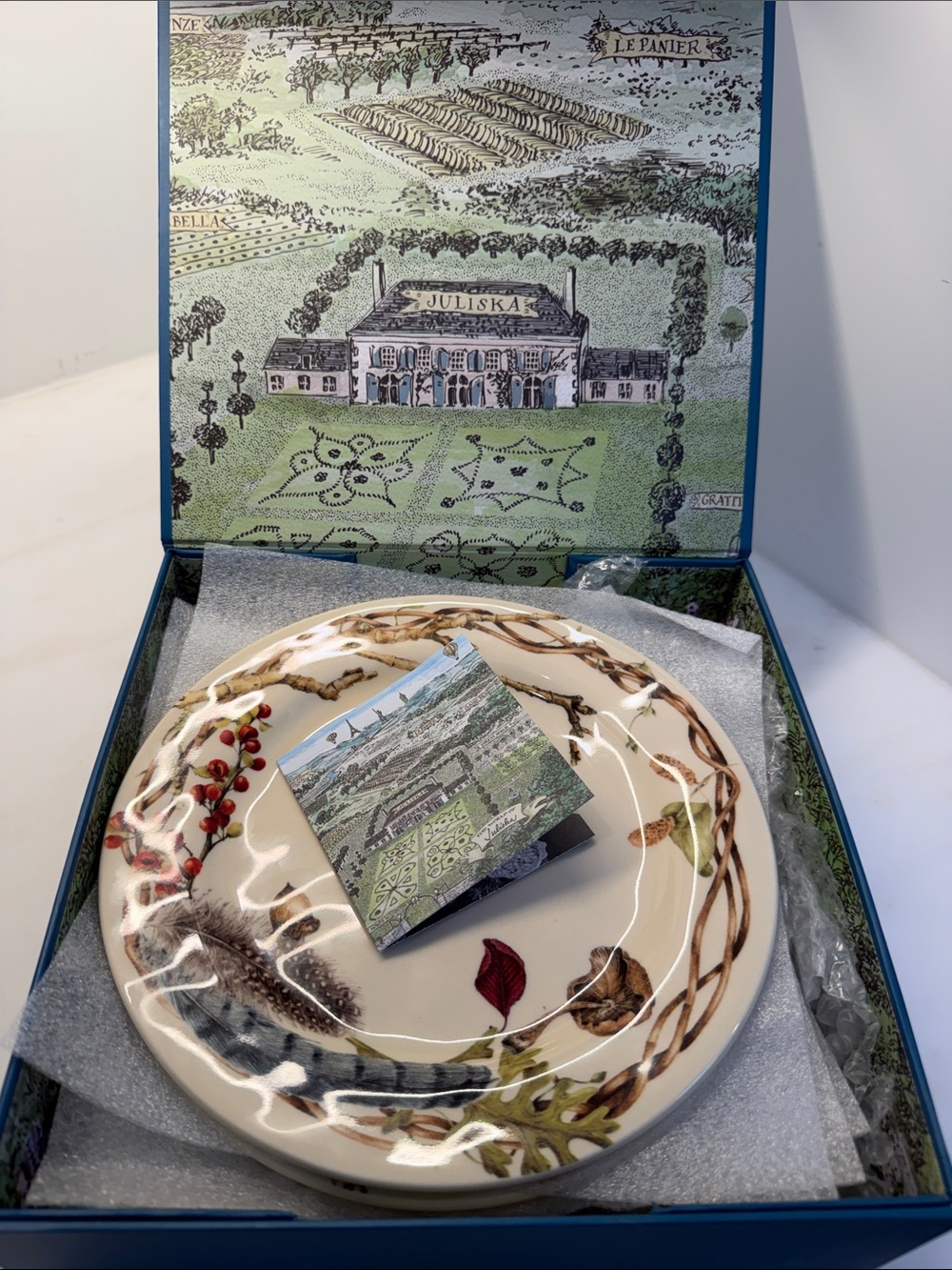 Juliska Forest Walk Party Plate Set of 4